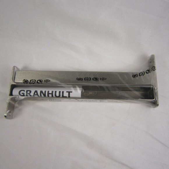 IKEA Granhult Shelf Brackets 22749 Brushed Metal 11 3/4" 304.305.36 - New - Picture 1 of 8
